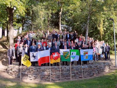 Gruppenbild an der Freilichtb&uuml;hne 