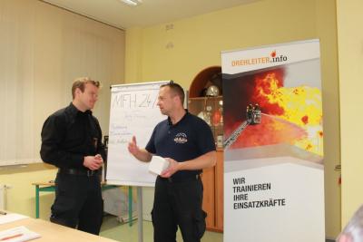 Abschlussgespr&auml;ch und Verabschiedung vom Ausbilder J&ouml;rg Th&ouml;ne 