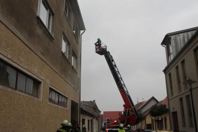  Geb&auml;udebrand mit Menschenrettung  