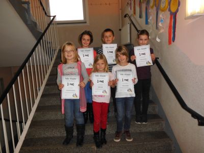 Bild: Sieger Schulmathematikolympiade Klasse 3