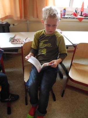 Foto des Albums: Besuch des Weihnachtsmanns in der Klasse 1b