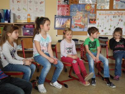 Foto des Albums: Besuch des Weihnachtsmanns in der Klasse 1b