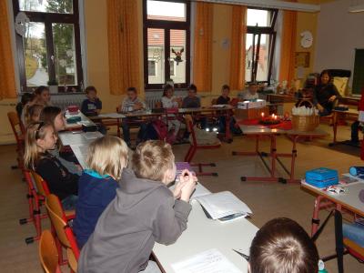 Foto des Albums: Besuch des Weihnachtsmannes Klasse 3