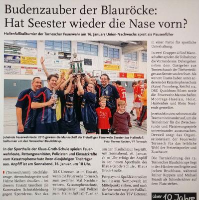 Holsteiner Allgemeine,  13.01.2016 