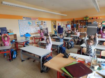 Foto des Albums: Zeugnisausgabe in der Klasse 1b
