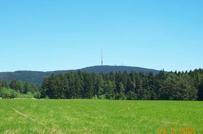 Blick vom Fleischbaum zum Ble&szlig; 