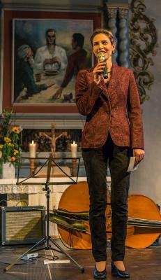 Foto des Albums: Bilder vom Jazz-Abend mit dem Trio "Qui d'accord" im Rahmen der 17. Falkenseer Musiktage in der Falkenhagener Kirche
