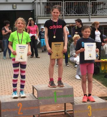Sieger 800 m M&auml;dchen Klassenstufe 4 