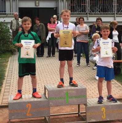 Sieger 800 m Jungen Klassenstufe 2 