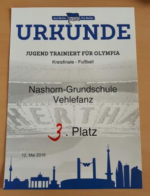 Foto des Albums: Jugend trainiert für Olympia Kreisfinale im Fußball am 12. Mai 2016