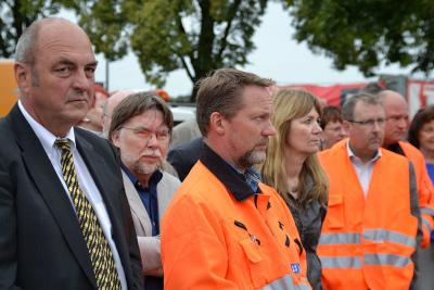 Foto des Albums: Bilder vom ersten Spatenstich für die Baumaßnahme Landestraße 201, Ausbau der Ortsdurchfahrt Falkensee