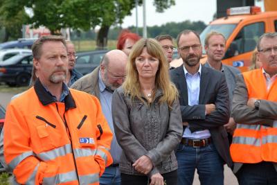 Foto des Albums: Bilder vom ersten Spatenstich für die Baumaßnahme Landestraße 201, Ausbau der Ortsdurchfahrt Falkensee