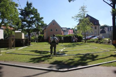 Foto des Albums: Heimat- und Wiesenfest 2016: Impressionen vom Aufbau (21. 07. 2016)