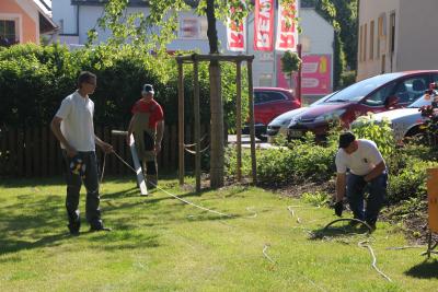 Foto des Albums: Heimat- und Wiesenfest 2016: Impressionen vom Aufbau (21. 07. 2016)