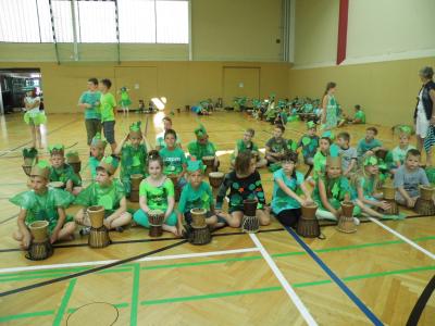 Foto des Albums: Generalprobe zum Trommelprojekt