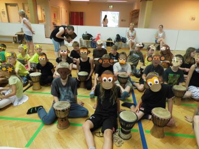 Foto des Albums: Generalprobe zum Trommelprojekt