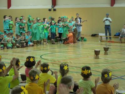 Foto des Albums: Generalprobe zum Trommelprojekt