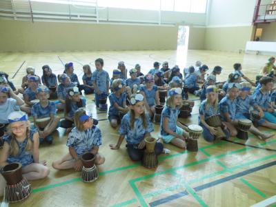 Foto des Albums: Generalprobe zum Trommelprojekt