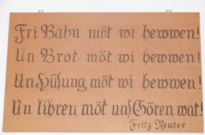 Vorschaubild: Zitat von Fritz Reuter