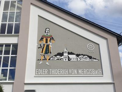 Vorschaubild: Erneuerung Gemälde am Gemeindehaus im Jahre 2020  von "Edle Thiderich von Mergisbach"