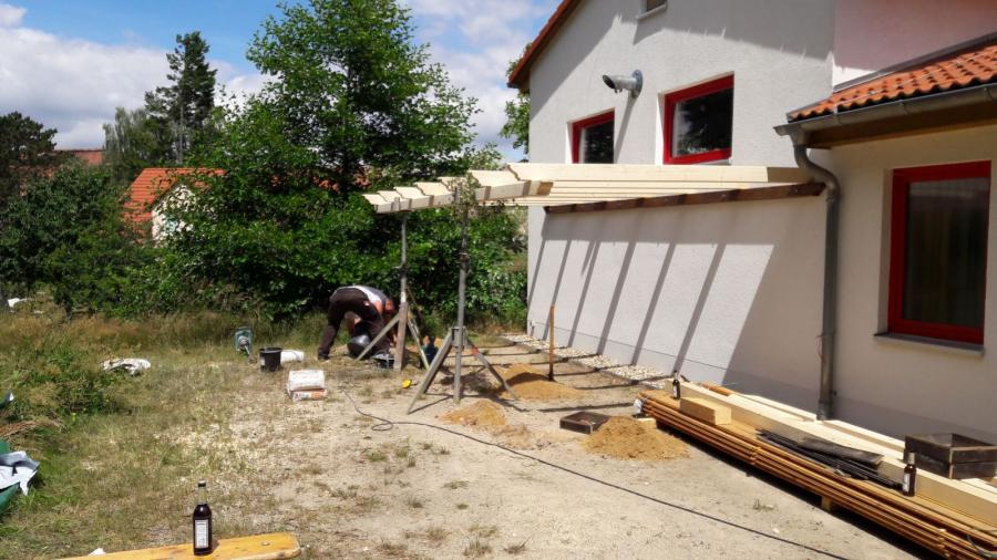 Foto der Galerie: Projekt - Überdachung am Gerätehaus