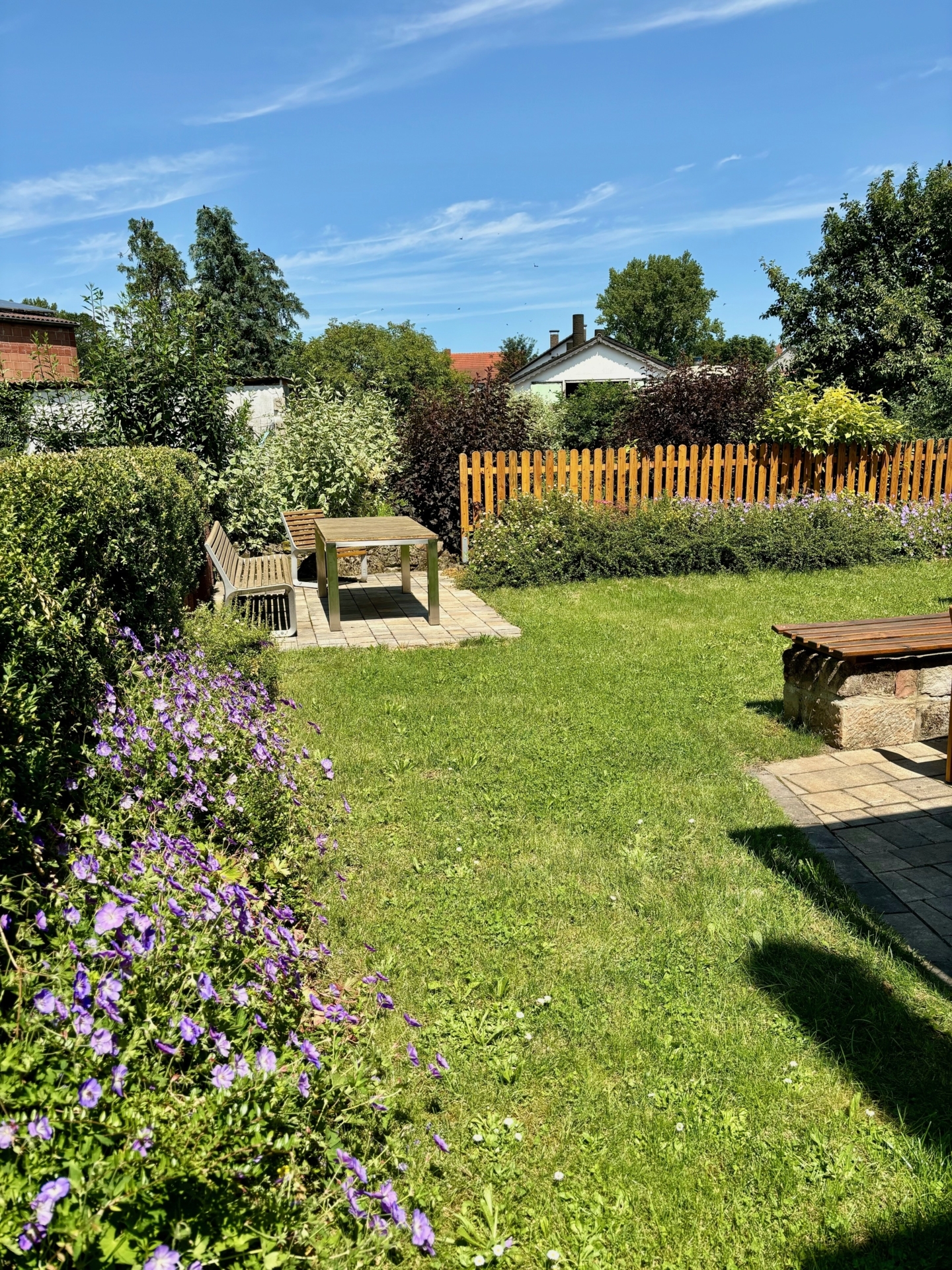 Gr&uuml;nanlage hinter dem Backhaus 
