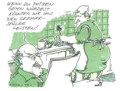 Cartoon von Andreas Prüstel