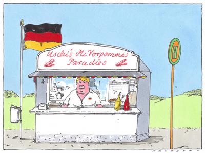 Cartoon von Andreas Prüstel