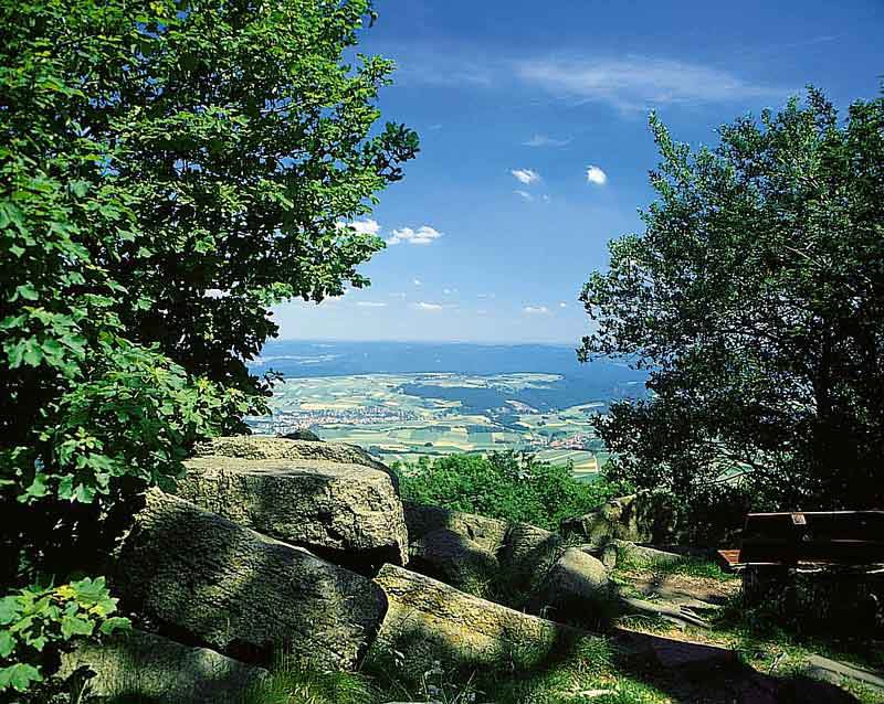 Blick von der Kalbe, Hoher Mei&szlig;ner  (Bild vergr&ouml;&szlig;ern)
