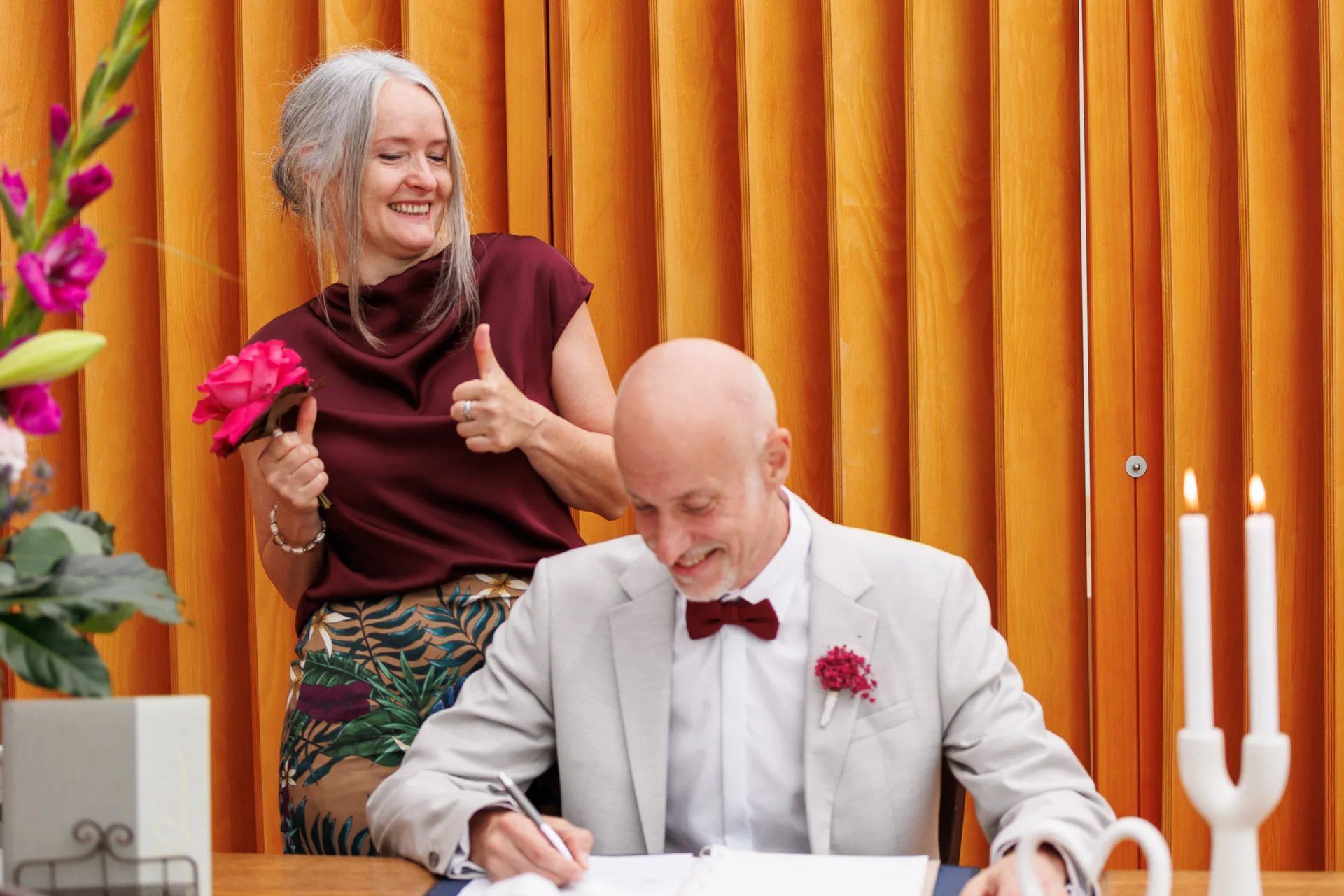 Foto der Galerie: Paare, die sich in unserem Rathaus "getraut" haben