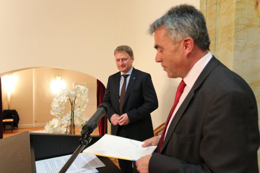 Landrat Michael Harig(C) Sandi Wermes  (Bild vergr&ouml;&szlig;ern)