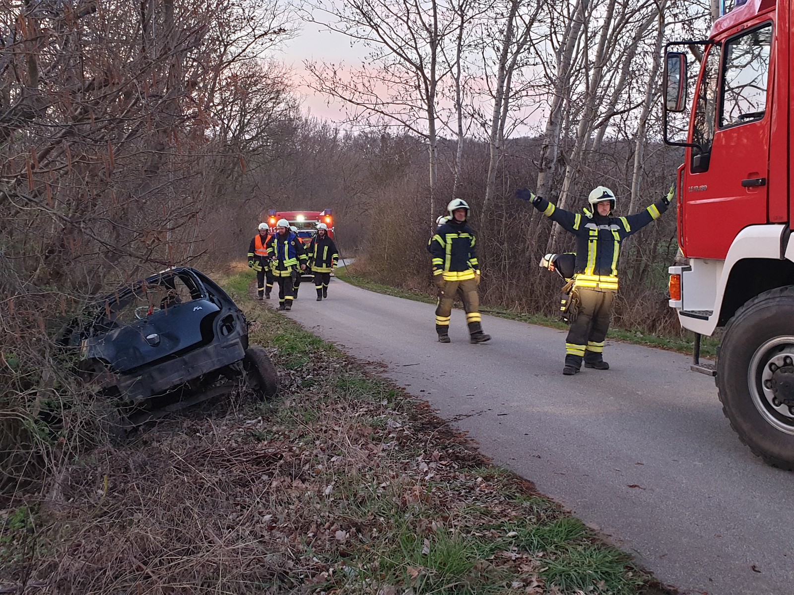 Foto der Galerie: Übung: Technische Hilfeleistung bei Verkehrsunfall