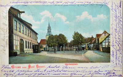 Vorschaubild: Kirchplatz - Postkarte 8.1.1901