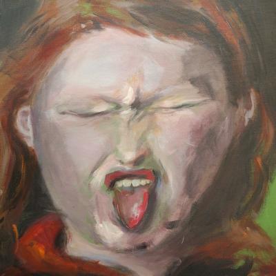 Vorschaubild: Trotzig, 50x50cm Acryl auf Leinwand