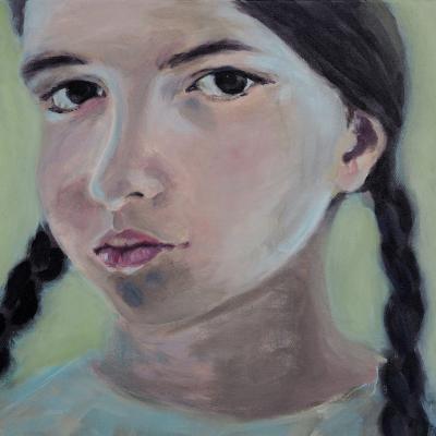 Vorschaubild: Sketpisch, 50x50cm Acryl auf Leinwand