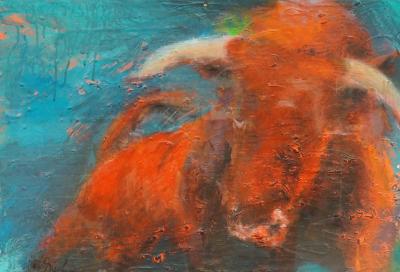 Vorschaubild: Corrida, 50x40cm Acryl auf Karton
