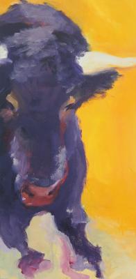 Vorschaubild: Tauro, 30x60cm Acryl auf Leinwand