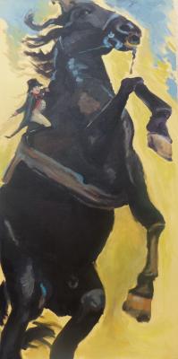 Vorschaubild: Größenwahn 50x100 cm Acryl