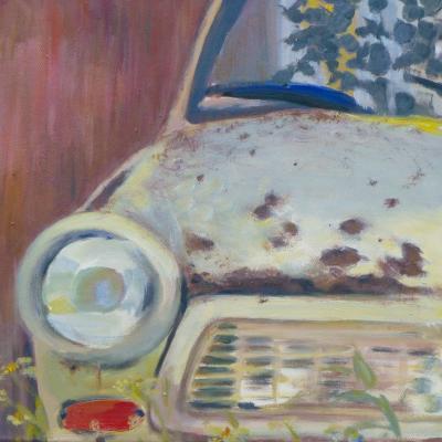 Vorschaubild: Im Osten nichts Neues, 40x40cm Acryl auf Leinwand