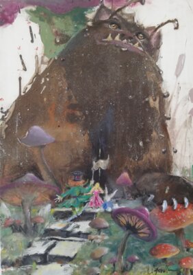 Vorschaubild: Abenteuer, 50x70cm Acryl auf Leinwand