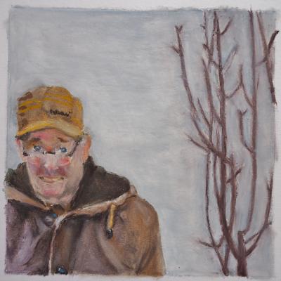 Vorschaubild: Stiefvater, 30x40cm Ölpastell