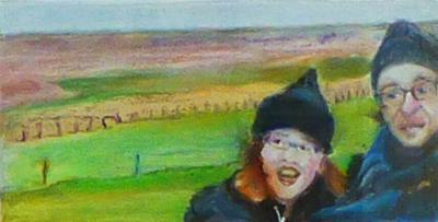 Vorschaubild: Helma und Frederik, 30x40cm Ölpastell