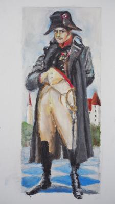 Vorschaubild: Napoleon, 30x40cm Ölpastell