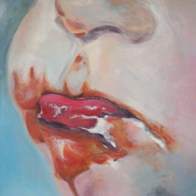 Vorschaubild: Schnüss, 50x50cm Acryl auf Leinwand