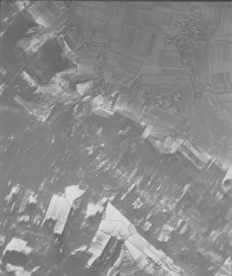 Vorschaubild: Luftaufnahme der USAAF vom 24. Februar 1944 - oben rechts in der Ecke sieht man Linne - Repro Frank Wobig