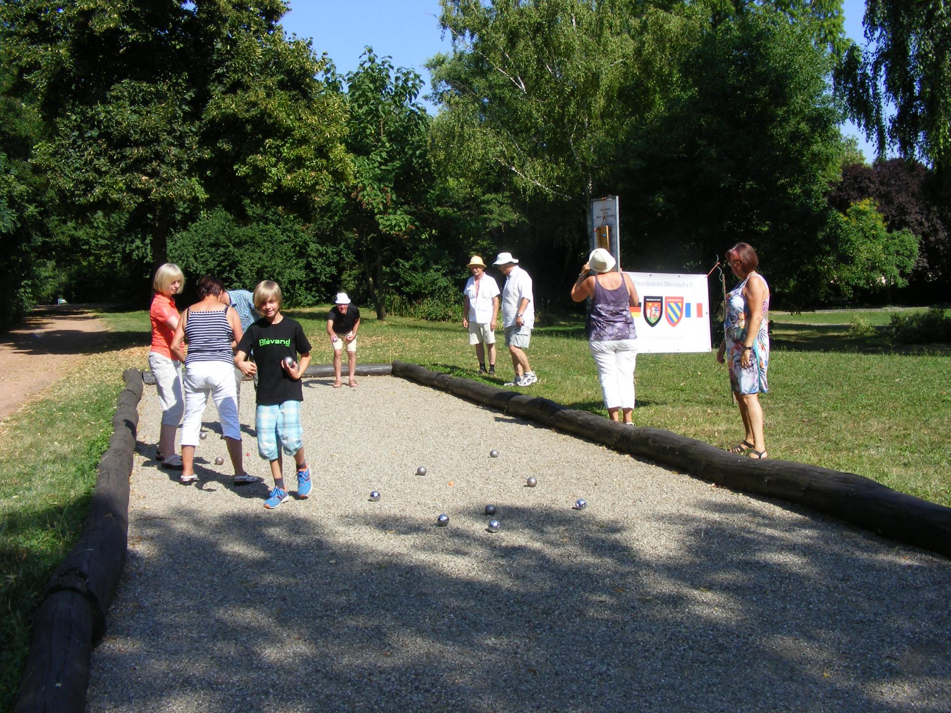 Foto der Galerie: Boule-Turnier 27. Juli 2013