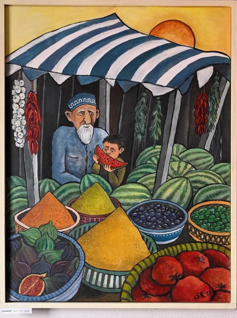 Café Matschke am Neuen Garten Ausstellung Sabine Raetsch