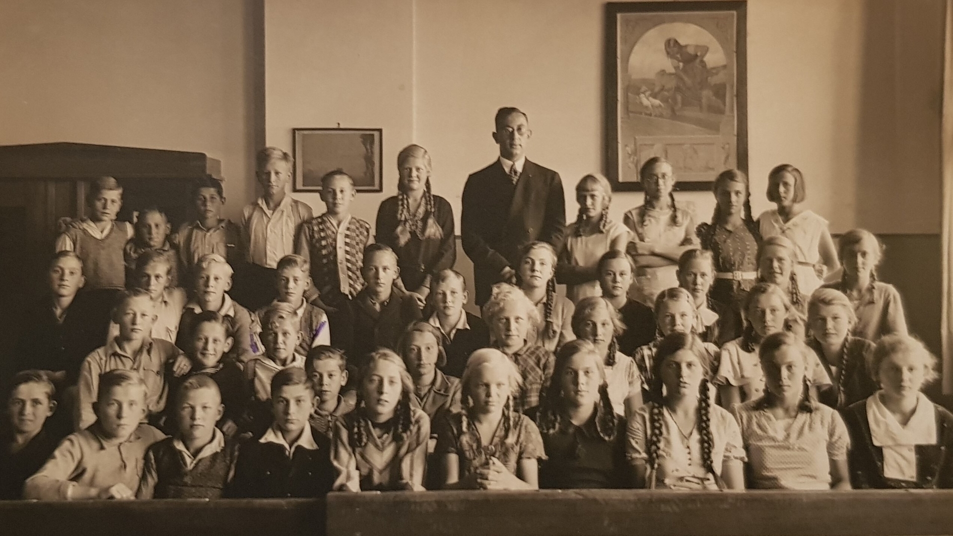 Bild: Schulklasse 1931