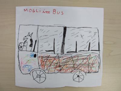 Vorschaubild: Mogli im Bus (Pauline L., 8 Jahre)