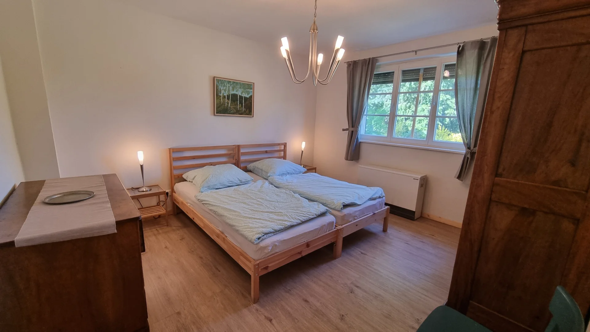 Bild: Das große Schlafzimmer